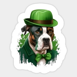 Cool Dad Dog Of St. Patrick's Day Sticker